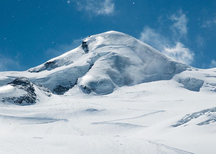 Allalin Glacier Allalin in winter photo