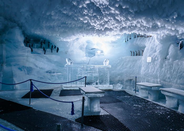Allalin Glacier Ice Cave Allalin photo