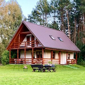 Domek Nad Wkra Villa Popielzyn Gorny Exterior photo