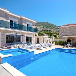 Luxury Villa Miriam With Private Pool And Jet Pool Near Dubrovnik Ivanica Exterior photo