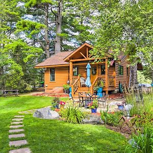 Lakefront Cabin With Private Dock And Fire Pit! Villa Minocqua Exterior photo