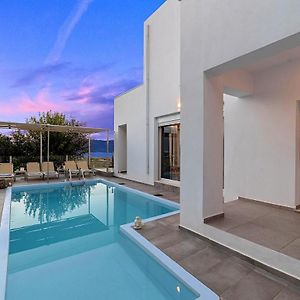 Cretan Sunset Villa Heated Pool Dhramia Exterior photo