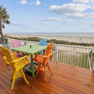 Beachfront Seashell Villa Galveston Exterior photo