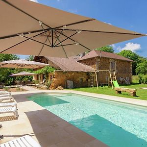 Spacious Farmhouse With Private Heated Pool In A Rustic Garden Villa Nantheuil Exterior photo