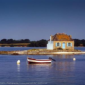 La Villa Du Pressoir, Magnifique Longere Bretonne Belz Exterior photo