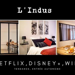 L'Indus 3 Etoiles Wifi, Netflix, Disney, Coeur De Bastide Apartment Villefranche-de-Rouergue Exterior photo