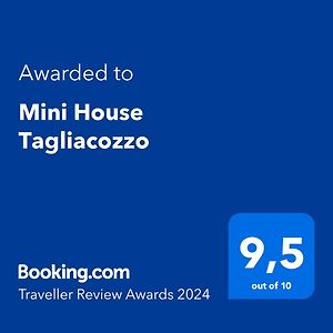 Mini House Tagliacozzo Apartment Exterior photo