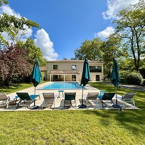 La Maison L'Eperon, Stylish 5 Star Villa Surrounded By Vineyard Near Saint Emilion Verac Exterior photo