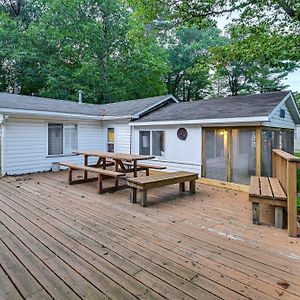 Secluded East Tawas Cabin With Private Beach Access! Villa Exterior photo