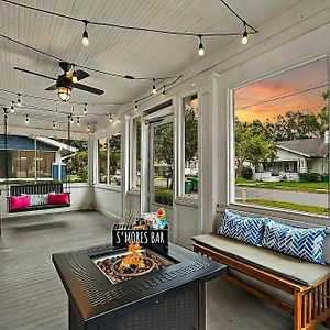 Walk To Downtown Eustis~Cozy Porch~Fire Pit~Bbq~Bungalow Villa Exterior photo