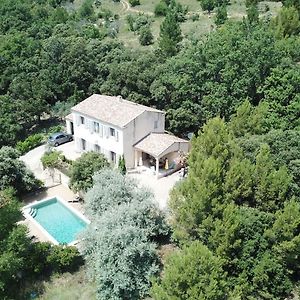 Maison De Vacances Avec Piscine Privative, Oustau Des Oliviers Vue Dominante Colorado Provencal Villa Rustrel Exterior photo